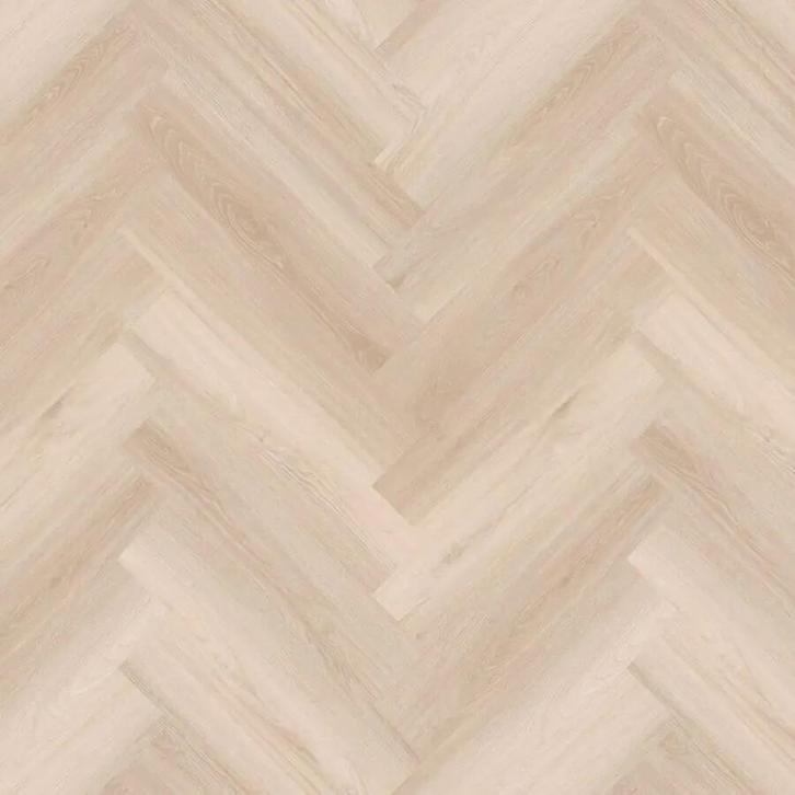 FLOER Visgraat Click PVC FLR-3932 Puur Eiken PVC, Huis en Inrichting, Stoffering | Vloerbedekking, Overige typen, Overige kleuren