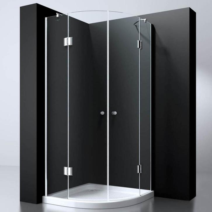 Douchecabine Kwartrond 100X100 Presto. Helder Glas, Doe-het-zelf en Verbouw, Sanitair, Nieuw, Ophalen of Verzenden