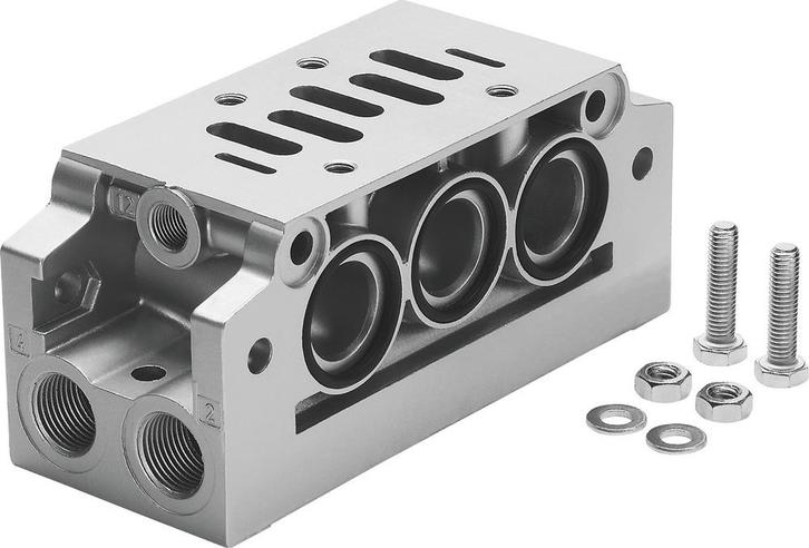 Festo Manifold Aansluitplaat Met 90° Aansluitingen - 152791, Doe-het-zelf en Verbouw, Gereedschap | Machine-onderdelen en Toebehoren