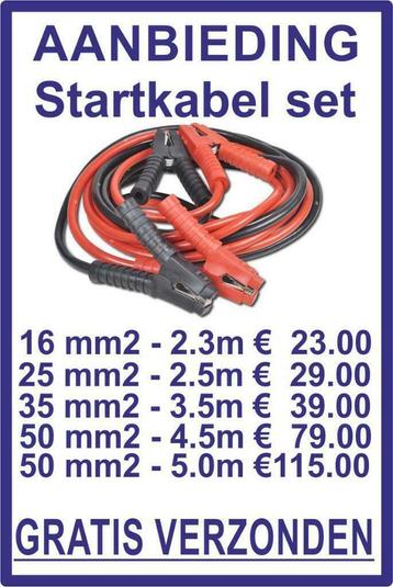 Aanbieding startkabels 16 25 35 50 mm Gratis bezorgd beschikbaar voor biedingen