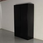 Aspa roldeurkast, zwart, 196 x 120 cm, incl. 4 legborden, Huis en Inrichting, Ophalen of Verzenden, Nieuw