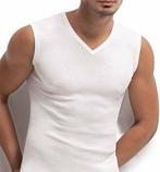 Bonanza A-shirt - V-hals - mouwloos - wit, Kleding | Heren, Verzenden