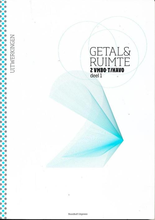 Getal en Ruimte 2 Uitwerkingen deel 1 10e editie VMBO-T/HAVO, Boeken, Schoolboeken, Nieuw, Verzenden
