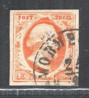 Nederland 1852 - Koning Willem III - 1e emissie - met, Postzegels en Munten, Postzegels | Nederland