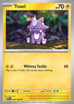 Toxel 069/182 reverse holo Paradox Rift, Hobby en Vrije tijd, Verzamelkaartspellen | Pokémon, Ophalen of Verzenden, Nieuw, Losse kaart