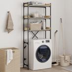 vidaXL Wasmachinekast 67x25x163 cm bewerkt hout sonoma, Verzenden, Nieuw