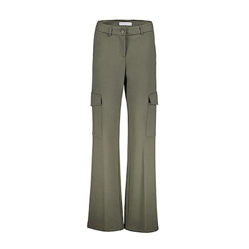 -30% Red Button  Red Button Broek srb4381 colette cargo dark, Kleding | Dames, Broeken en Pantalons, Groen, Nieuw, Verzenden