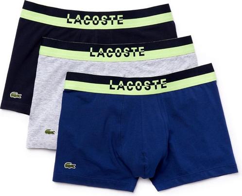 Lacoste Heren 3-pack Trunk - XS - Multi, Kleding | Heren, Ondergoed, Verzenden