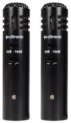 Citronic ECM20 Condensator Microfoon Stereo Paar, Nieuw, Overige typen, Verzenden