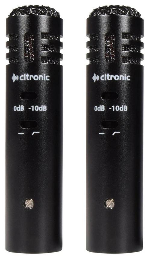 Citronic ECM20 Condensator Microfoon Stereo Paar, Muziek en Instrumenten, Microfoons, Overige typen, Nieuw, Verzenden