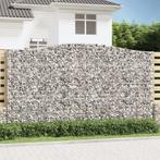 vidaXL Schanskorf gewelfd 400x30x220/240 cm gegalvaniseerd, Tuin en Terras, 100 cm of meer, Verzenden, Nieuw, Metaal