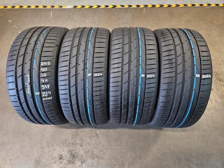 245/40/18 93Y HANKOOK VENTUSS1EVO2 AO D24 7,7MM PROFIEL DEMO, Auto-onderdelen, Banden en Velgen, 18 inch, Erkend duurzaam, Zomerbanden