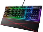 Veiling - SteelSeries Apex 3 Gaming Toetsenbord RGB - Azerty, Computers en Software, Toetsenborden, Nieuw