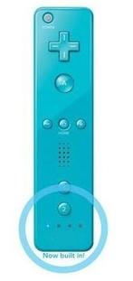 Controller Wii - Motion Plus Lichtblauw - Third Party -, Nieuw, Ophalen of Verzenden