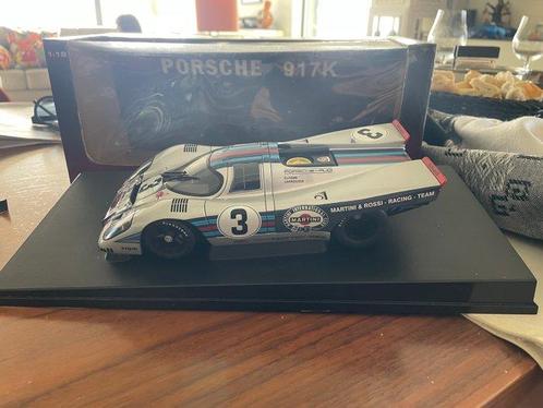 Autoart 1:18 - Modelauto - Porsche 917K Martini & Rossi, Hobby en Vrije tijd, Modelauto's | 1:5 tot 1:12