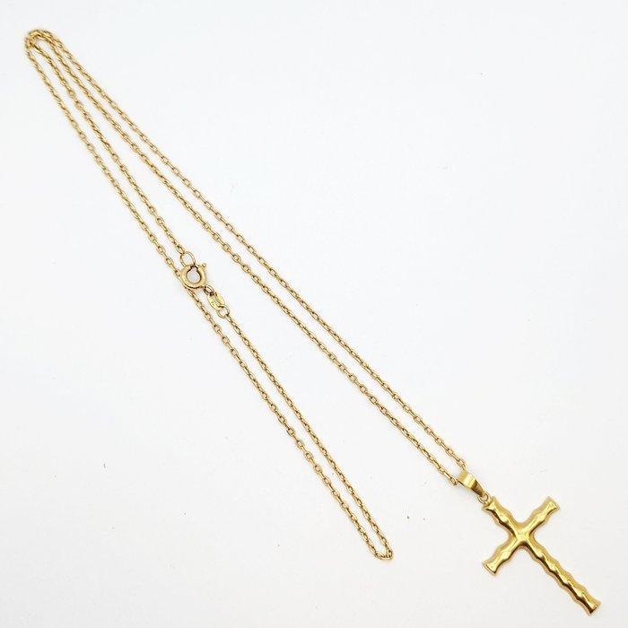 Ketting met hanger - 18 karaat Geel goud, Sieraden, Tassen en Uiterlijk, Antieke sieraden