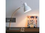 Lucide CURF - Bureaulamp - 1xE27 - Wit, Verzenden, Zo goed als nieuw