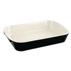 Vogue rechthoekige schaal zwart 35,5x22cm, Huis en Inrichting, Verzenden, Nieuw