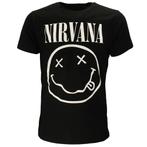 Nirvana White Smiley T-Shirt - Officiële Merchandise, Kleding | Heren, T-shirts, Verzenden, Nieuw