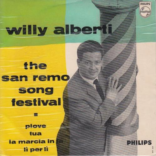 Single - Willy Alberti - Song Festival San Remo 1959, Cd's en Dvd's, Vinyl | Nederlandstalig, Verzenden