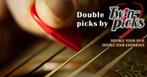 Twin Picks plectrum electric of acoustic, Muziek en Instrumenten, Nieuw, Ophalen of Verzenden