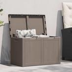 vidaXL Tuinbox 180 L PP houtlook bruin, Tuin en Terras, Verzenden, Nieuw