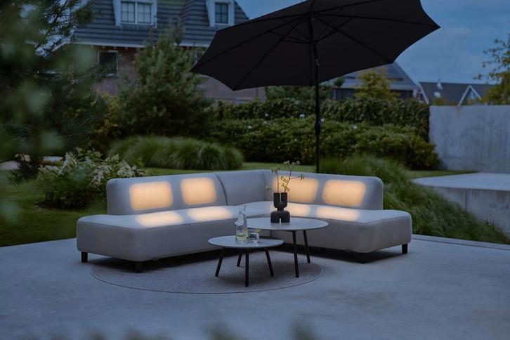 Hartman Monaco Sunbrella (Sit & Heat) verwarmde hoekbank -, Tuin en Terras, Tuinsets en Loungesets, Nieuw, Overige materialen