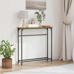 vidaXL Console Tafel Oud Hout 75 x 19.5 x 75 cm Gelaagd hout, Huis en Inrichting, Tafels | Bijzettafels, Verzenden, Nieuw, 60 cm of meer