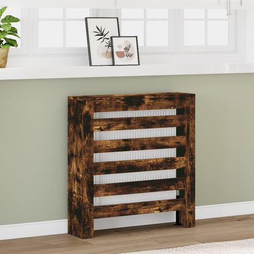 vidaXL Radiatorombouw 78x20x82 cm bewerkt hout gerookt, Doe-het-zelf en Verbouw, Verwarming en Radiatoren, Nieuw, Verzenden