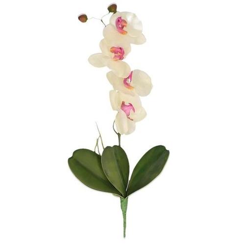 Wit/Roze Orchidee/Phalaenopsis kunstplant takken 44 cm voo.., Huis en Inrichting, Kamerplanten, Ophalen of Verzenden