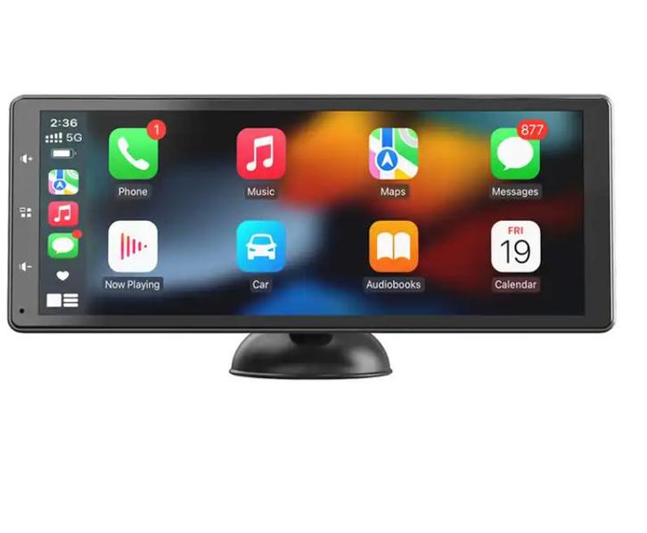 Portable Universeel 10 Inch Navigatie Carplay En Android..., Auto diversen, Autoradio's, Nieuw, Ophalen of Verzenden