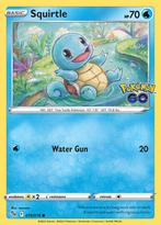 Squirtle 015/078 Pokémon Go, Ophalen of Verzenden, Nieuw, Losse kaart, Foil