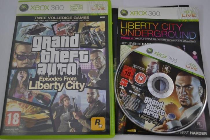 GTA - Grand Theft Auto IV - Episodes From Liberty City (360), Spelcomputers en Games, Games | Xbox 360, 1 speler, Zo goed als nieuw