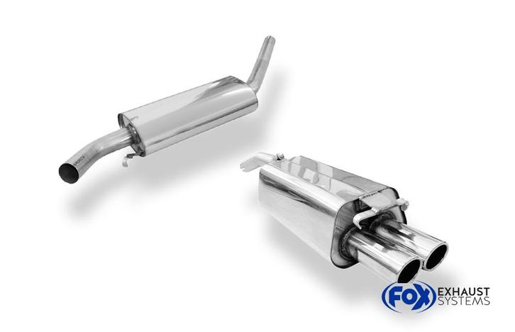 FOX Audi 100/A6 type C3/C4 voorwielaangedreven achter- en vo, Auto-onderdelen, Uitlaatsystemen, Nieuw, Verzenden