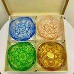 Bohemia Glass Czechoslovakia - Asbak (4) - Glas - Set van 4, Antiek en Kunst, Curiosa en Brocante