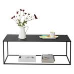 Console tafel sidetable metaal 40x110x50 cm zwart mat, Huis en Inrichting, Tafels | Sidetables, Verzenden, Nieuw