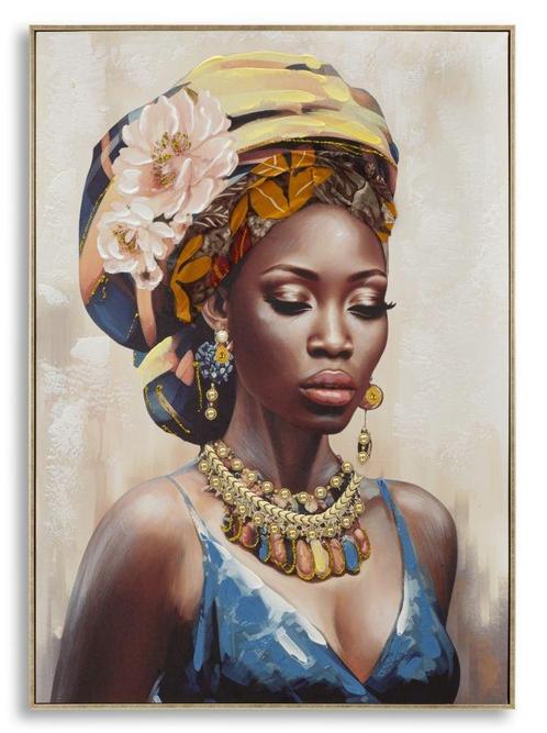 SCHILDERIJ MET LIJST AYDA -A- CM 72X4,5X102, Huis en Inrichting, Woonaccessoires | Overige, Ophalen of Verzenden