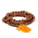 Mala Rudraksha 108 kralen met Oranje Kwast, Verzenden, Nieuw