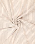 Linnen/Katoen Strepen Beige, Nieuw, Beige