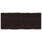 vidaXL Tafelblad natuurlijke rand 120x50x(2-4)cm eikenhout, Huis en Inrichting, Tafels | Eettafels, Verzenden, Nieuw