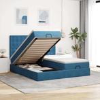 vidaXL Ottoman bed met matrassen 200x200cm fluweel, Huis en Inrichting, Slaapkamer | Bedden, Overige maten, 200 cm, Stof, Verzenden