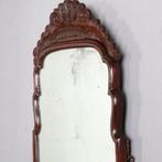 Notenhouten 18e eeuwse Soester spiegel met afneembare kroon, Antiek en Kunst, Antiek | Spiegels, Ophalen of Verzenden