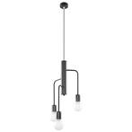 Plafondlamp DUOMO zwart - 3 lichtpunten E27 75x75x100cm - IP, Huis en Inrichting, Lampen | Overige, Nieuw, Verzenden