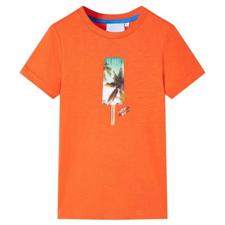 vidaXL Kindershirt 116 donkeroranje, Kinderen en Baby's, Kinderkleding | Overige, Nieuw, Verzenden