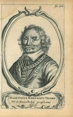 Portrait of Maarten Harpertszoon Tromp, Antiek en Kunst, Kunst | Etsen en Gravures