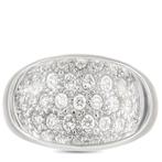Ring - 18 karaat Witgoud, 18K witgouden ring met 0,53 ct, Nieuw