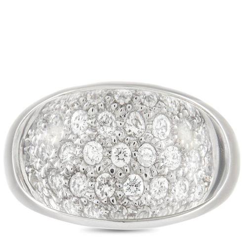 Ring - 18 karaat Witgoud, 18K witgouden ring met 0,53 ct, Sieraden, Tassen en Uiterlijk, Ringen
