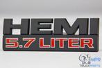 Logo HEMI 5.7 Liter zwart, Ophalen of Verzenden
