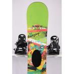 125 130 kinder snowboard SALOMON THE JUNIOR, green, FLAT/Roc, Sport en Fitness, Snowboarden, Verzenden, Gebruikt, Board