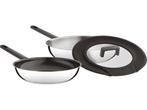 Essentials 3-delige pannenset Uqonic Downdraft - Zwart -, Huis en Inrichting, Verzenden, Zo goed als nieuw